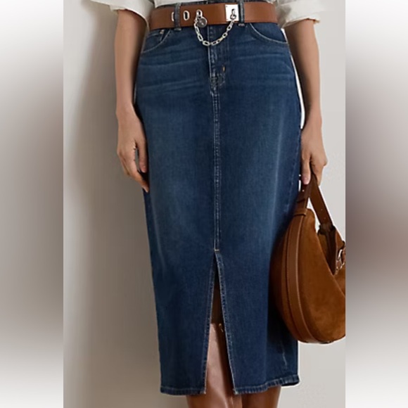 JCrew high rise size 30 Dark Blue Denim Skirt - Picture 5 of 5